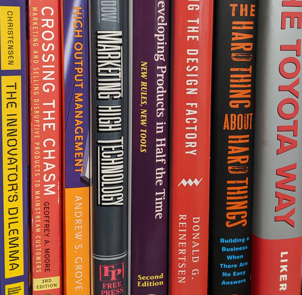 Startup bookshelf